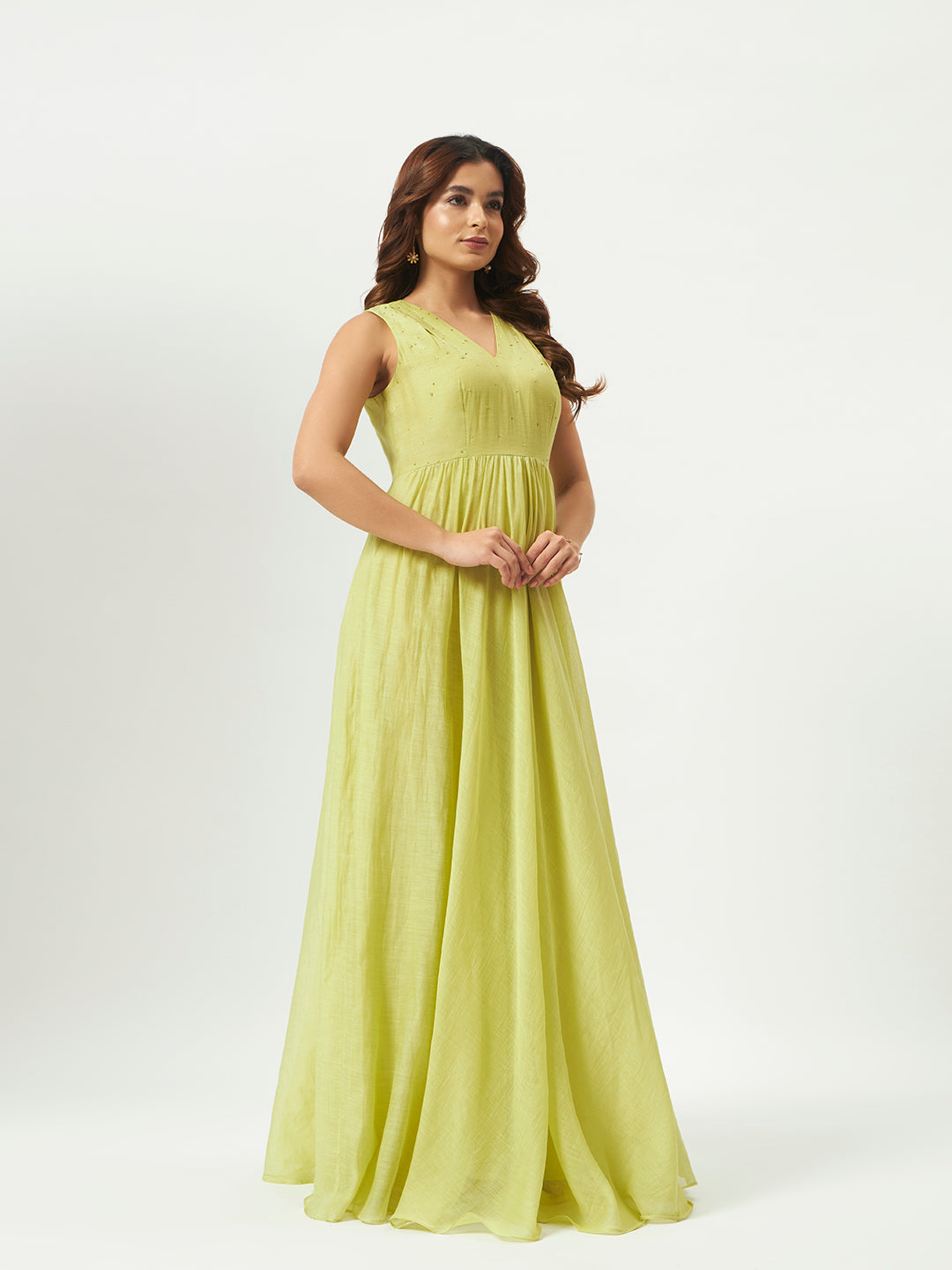 The Lime Oasis Maxi Dress