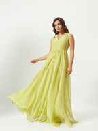 The Lime Oasis Maxi Dress