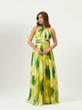 Oasis Twist Tabi Silk Maxi Dress