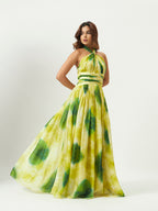 Oasis Twist Tabi Silk Maxi Dress