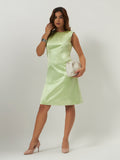 Green Oasis Crystal Sheath Dress