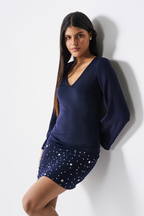 Starlight Navy Sheath Dress