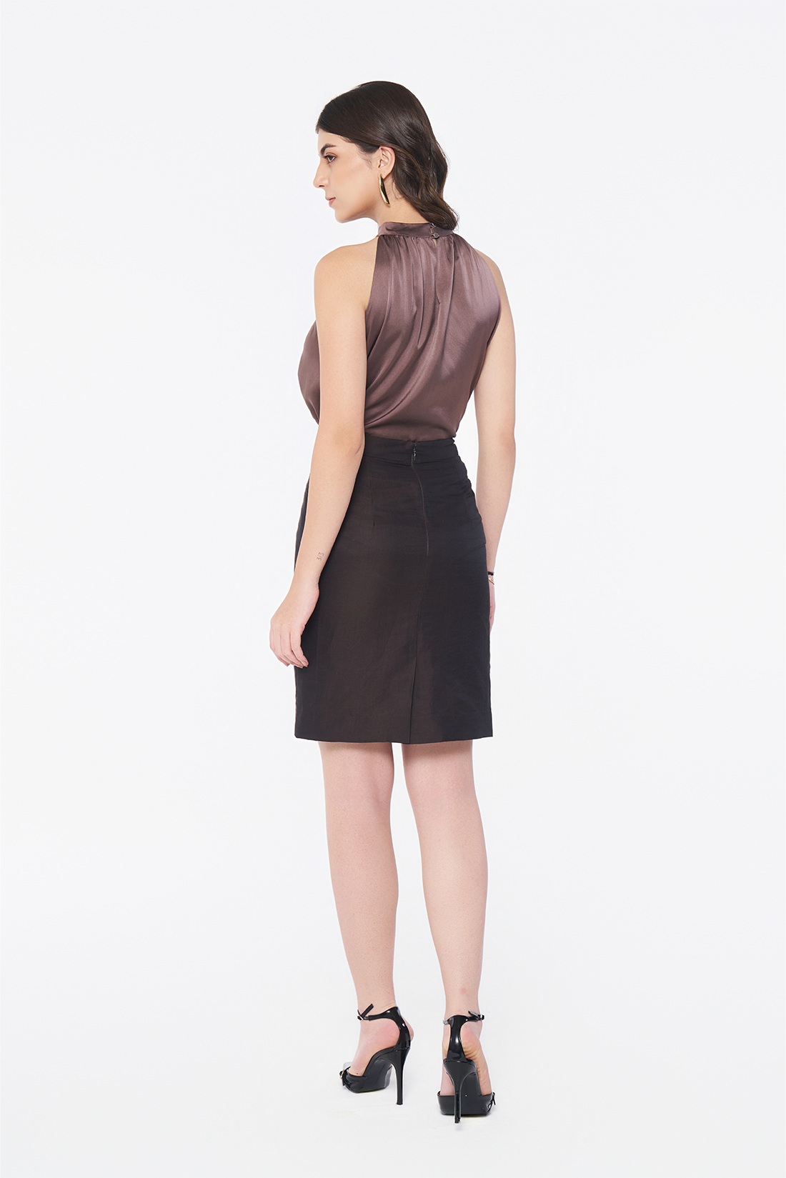 Black Boardroom Skirt