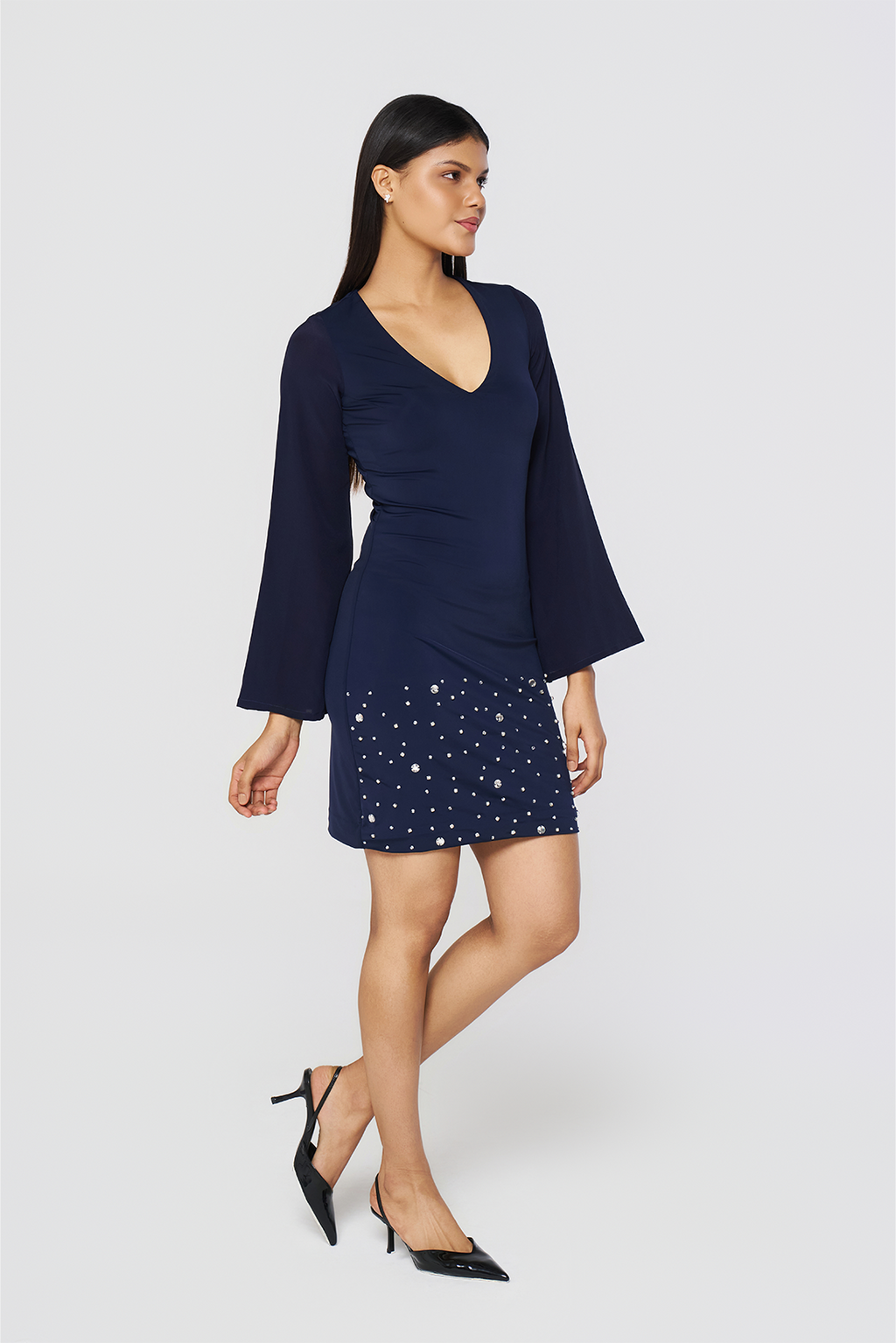 Starlight Navy Sheath Dress