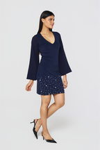 Starlight Navy Sheath Dress
