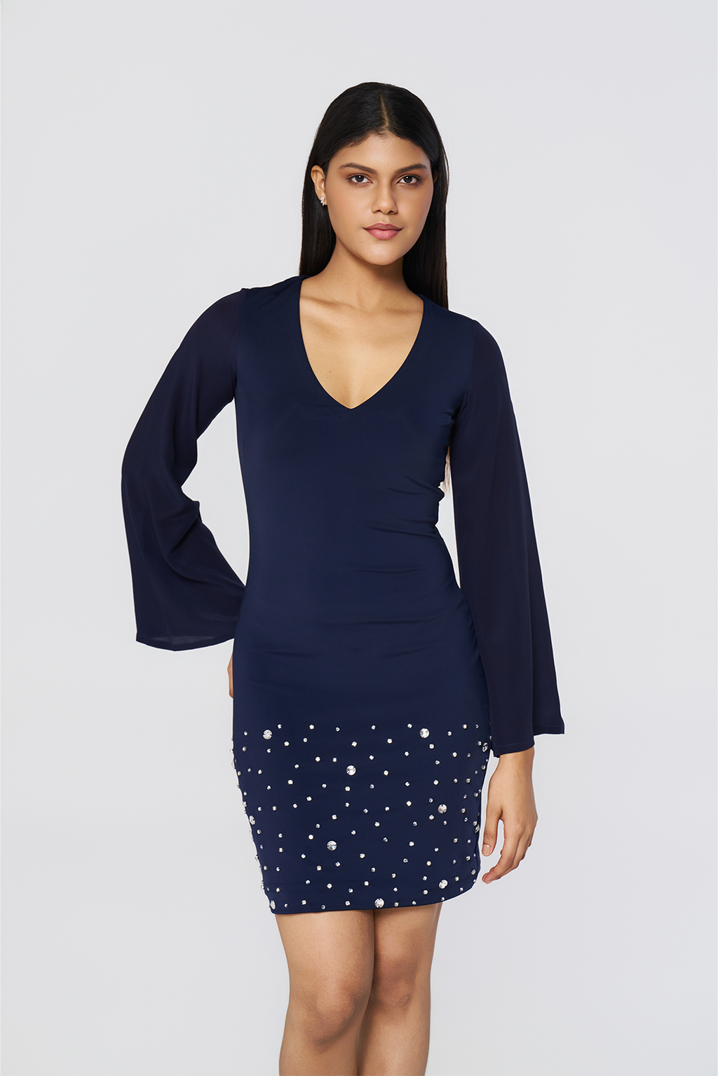 Starlight Navy Sheath Dress