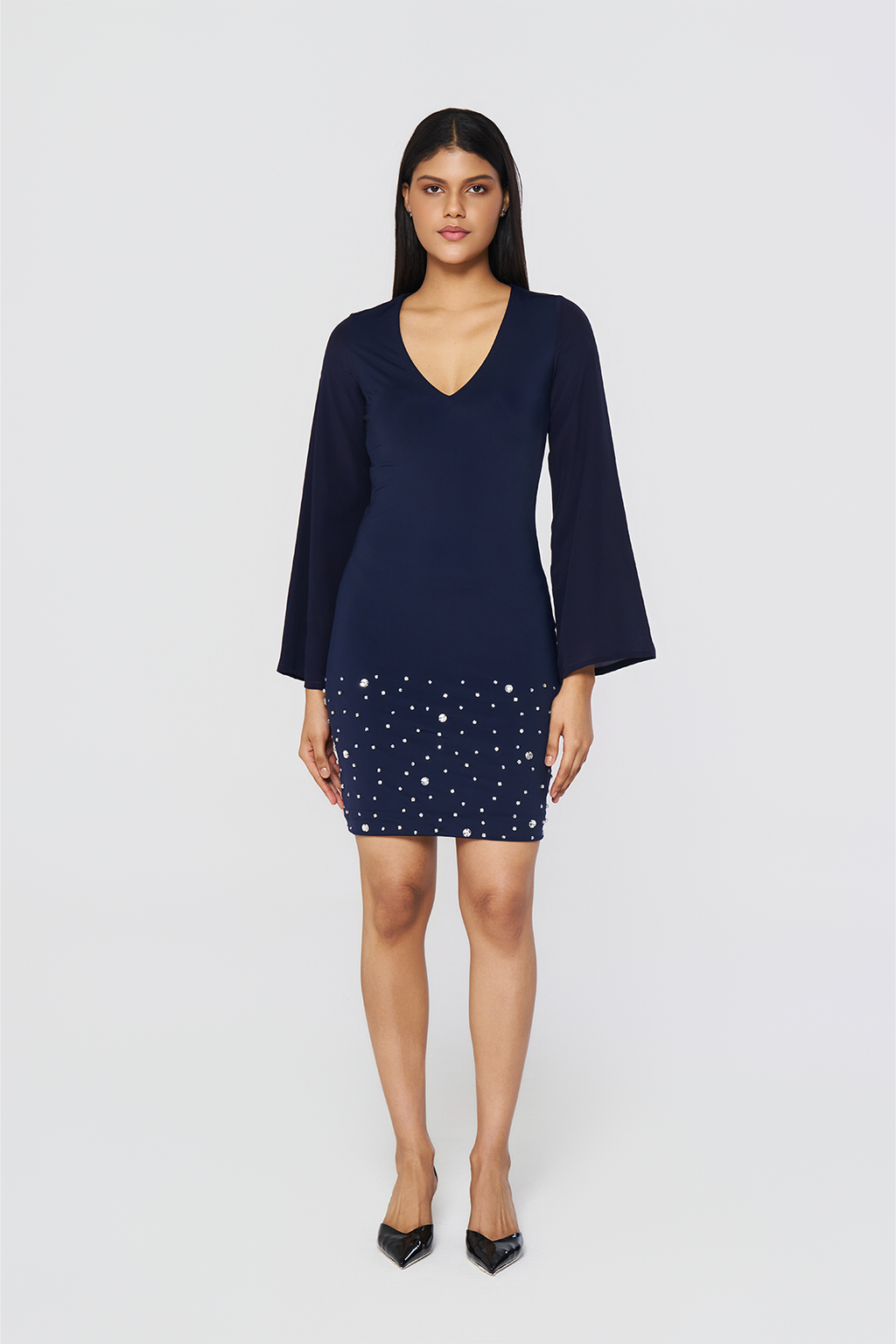 Starlight Navy Sheath Dress