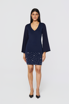 Starlight Navy Sheath Dress