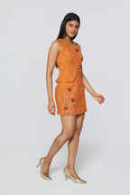 Marigold Jacquard Embroidered Set