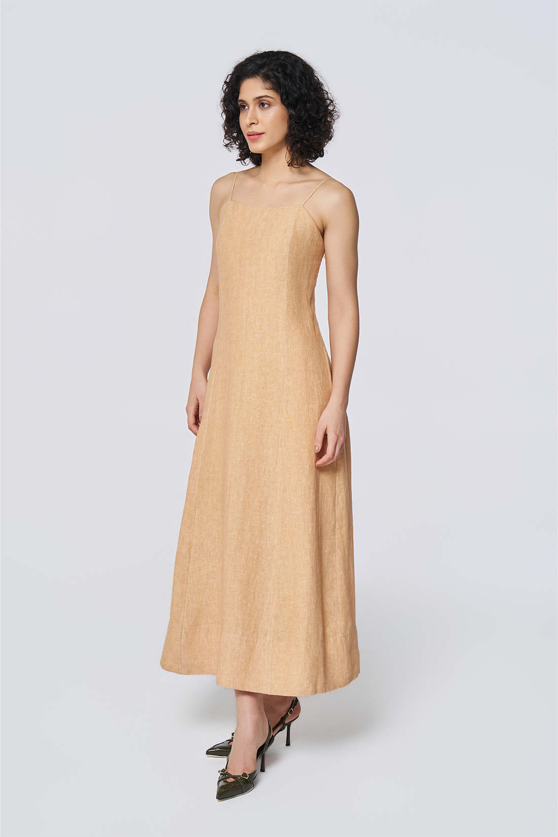 Terra Linen-Blend Maxi Dress
