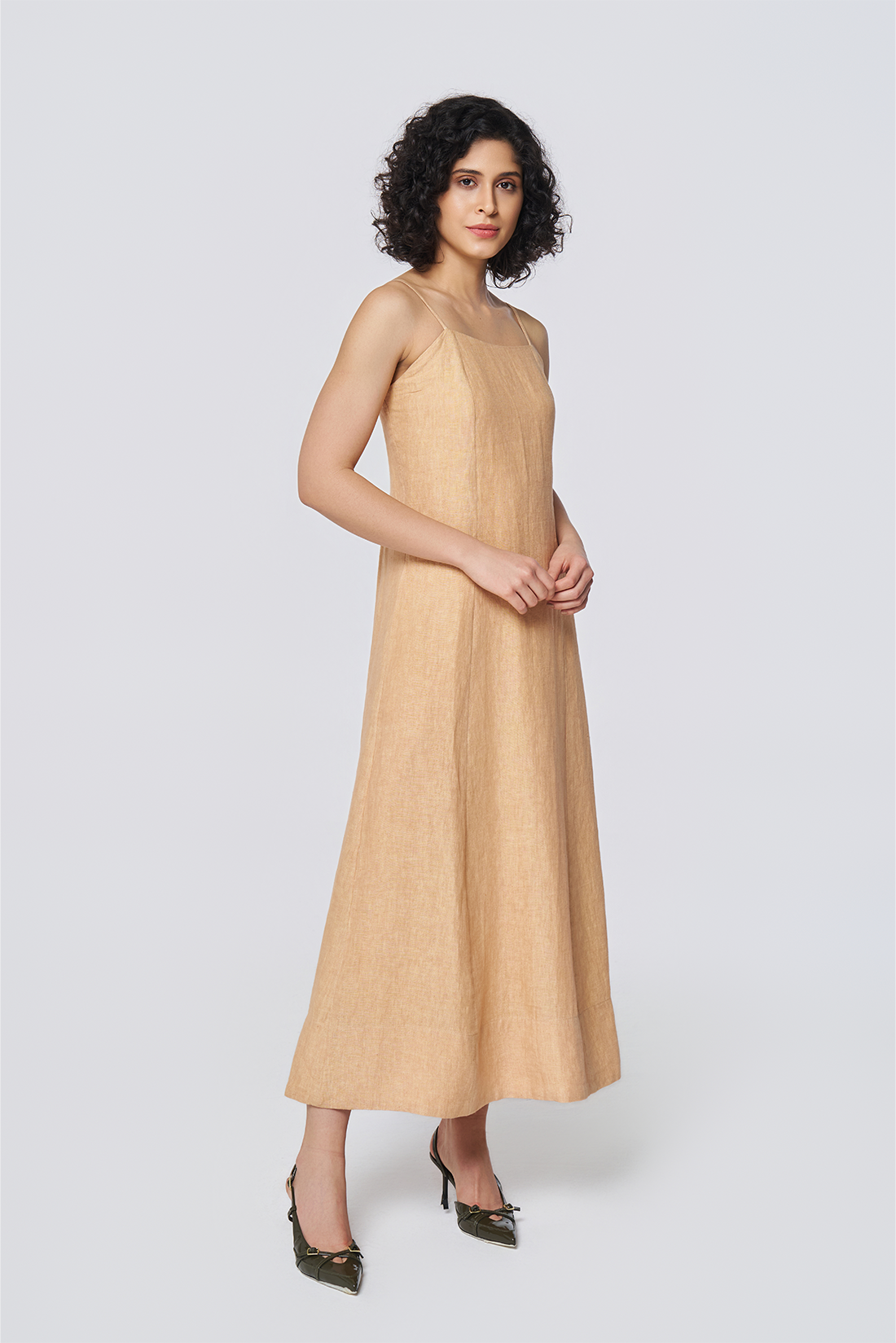 Terra Linen-Blend Maxi Dress