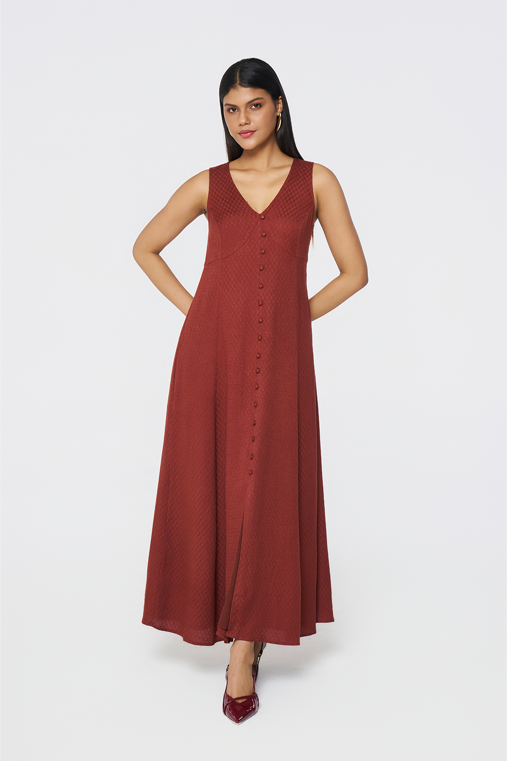 Terra Button-Down Maxi