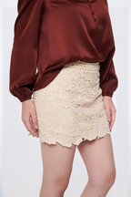 Lace Silk 9 to 5 Skirt