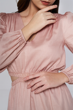 Sandstone Tiered Day Dress