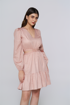 Sandstone Tiered Day Dress