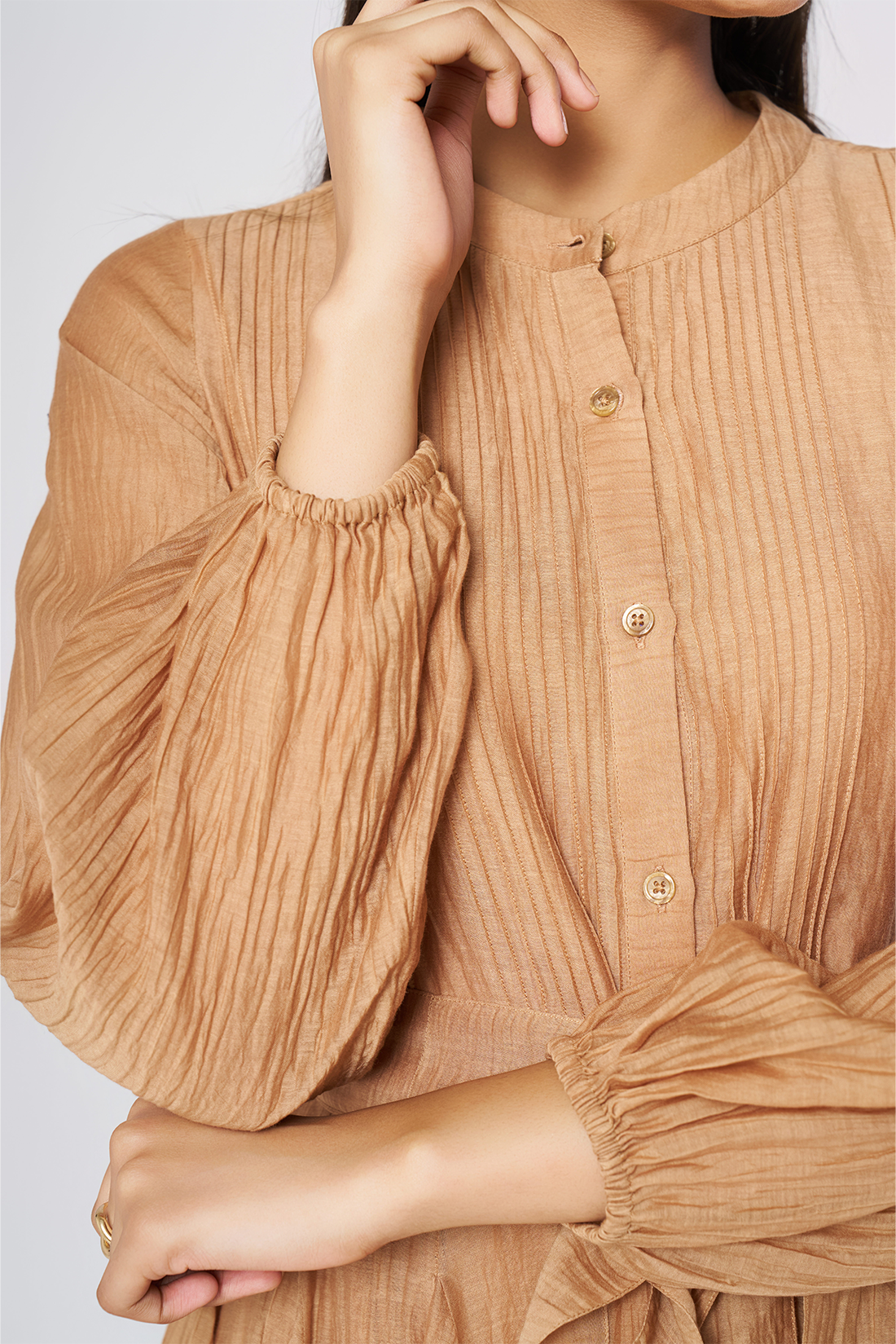 Amber Glaze Tiered Dress