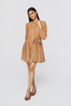 Amber Glaze Tiered Dress