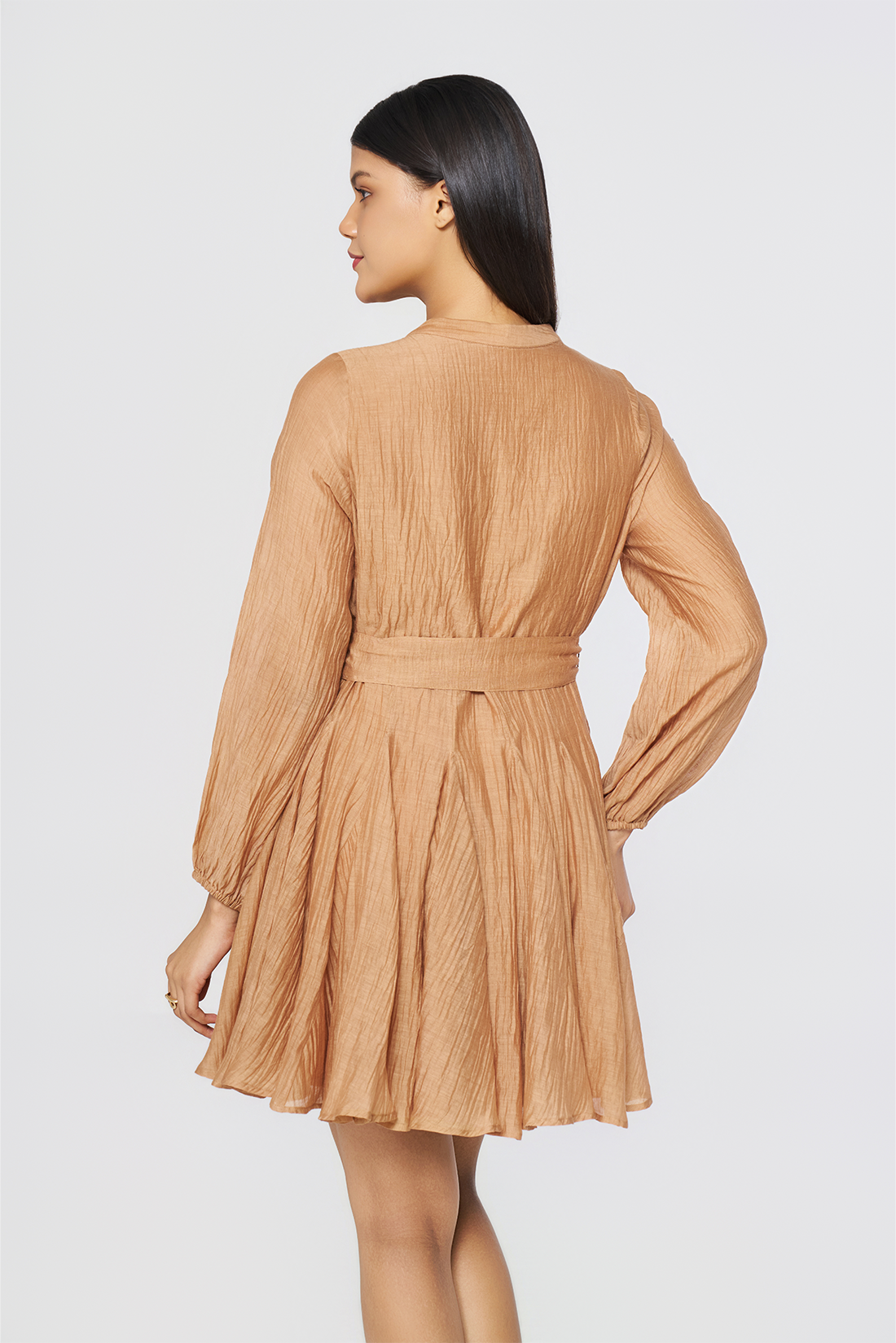 Amber Glaze Tiered Dress