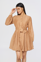 Amber Glaze Tiered Dress