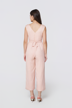 Peach Nectar Dobby Jumpsuit