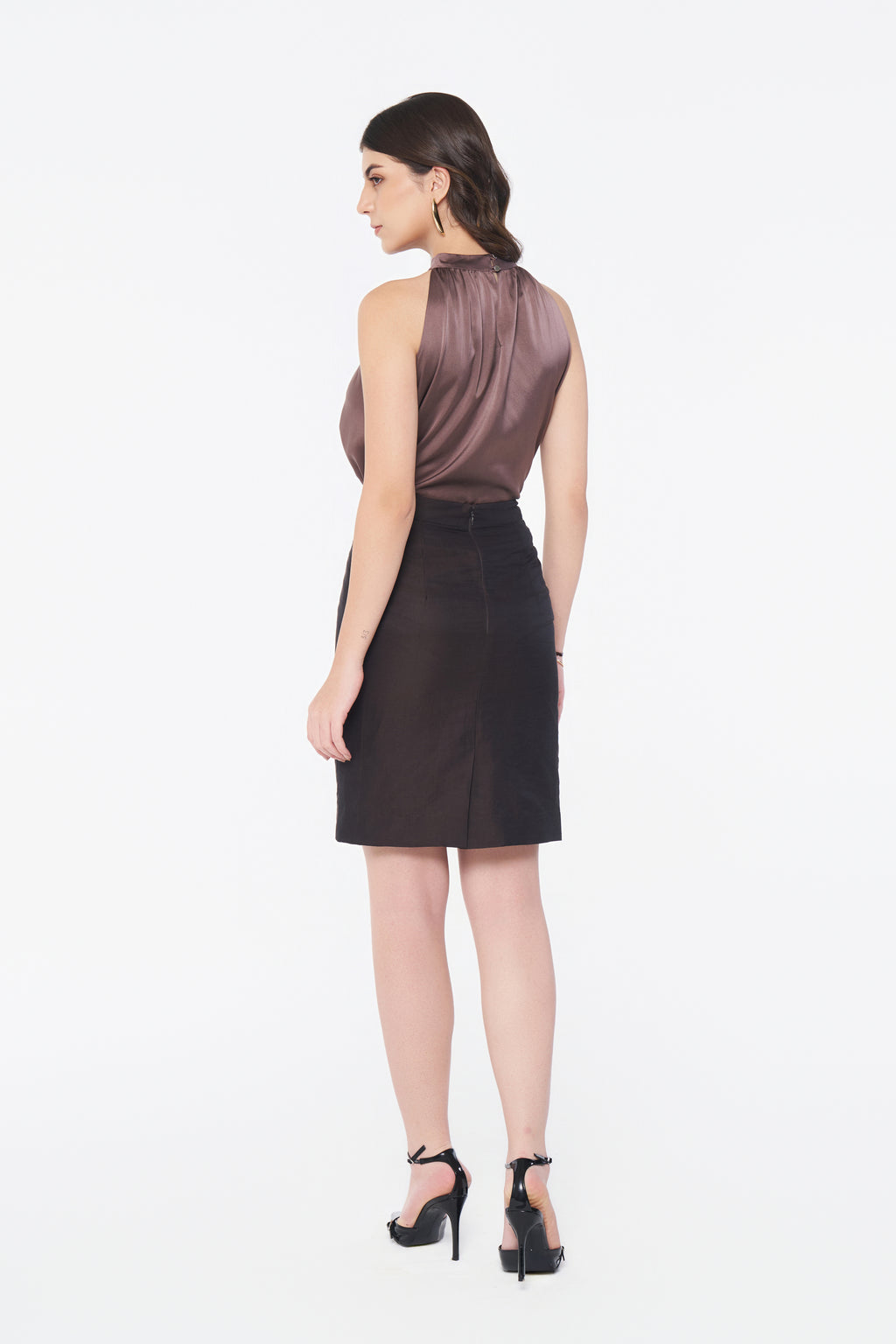 Espresso Glaze Halter Neck Top