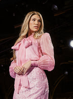 Rose Quartz Organza Blouse